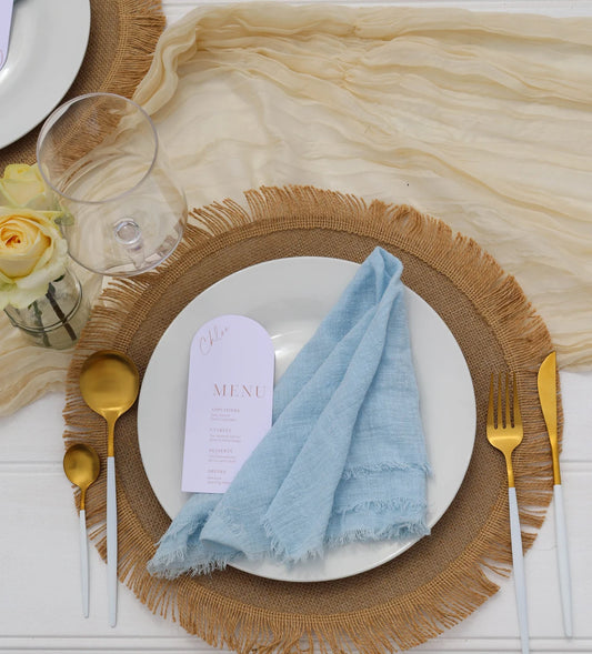 "Authentic Earth" Natural Rattan Placemat Set (6) | Native Bottega - Sustainably Crafted Tableware