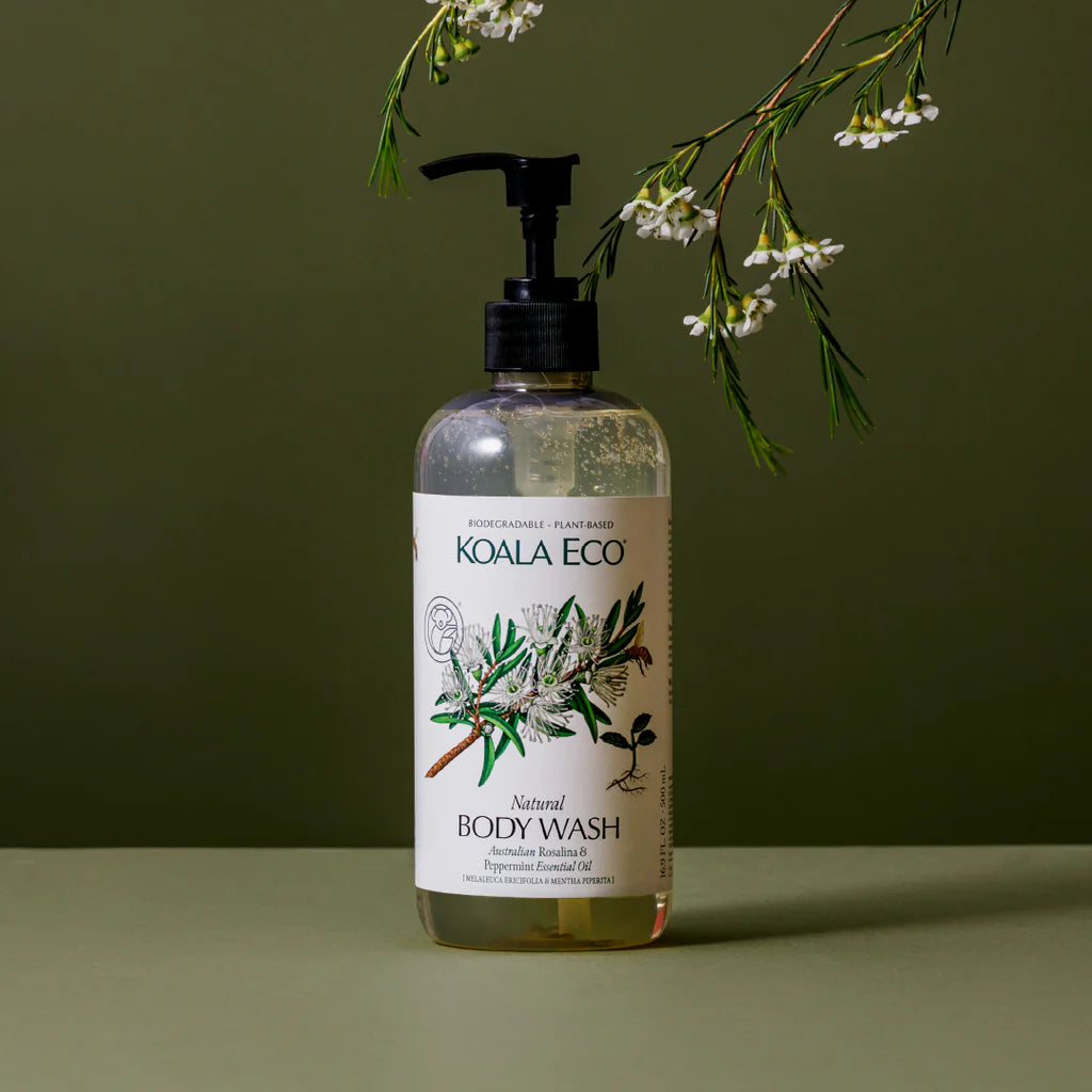 Rosalina & Peppermint Essential Oil  Body Wash