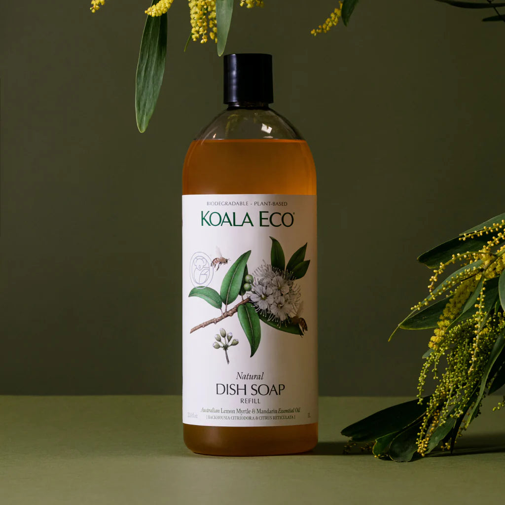Lemon Myrtle & Mandarin Essential Oil  Dish Soap - Refill