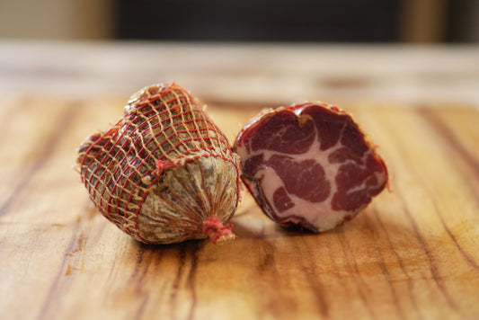 Contadino Olive Farm Half Spicy Coppa di Maiale (Approx. 0.5 kg)- Premium Italian Spicy Cured Meat