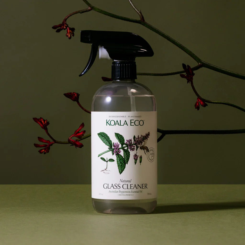 Peppermint Essential Oil  Glass Cleaner