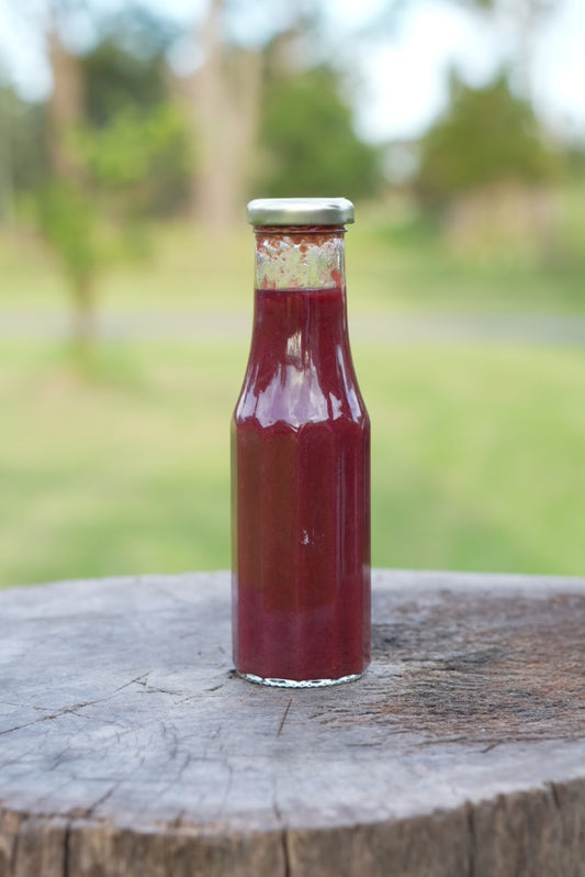 Contadino Olive Farm Homemade Sweet and Sour Plum Sauce (250ml) - Natural Fruit Dip, Marinade & Glaze
